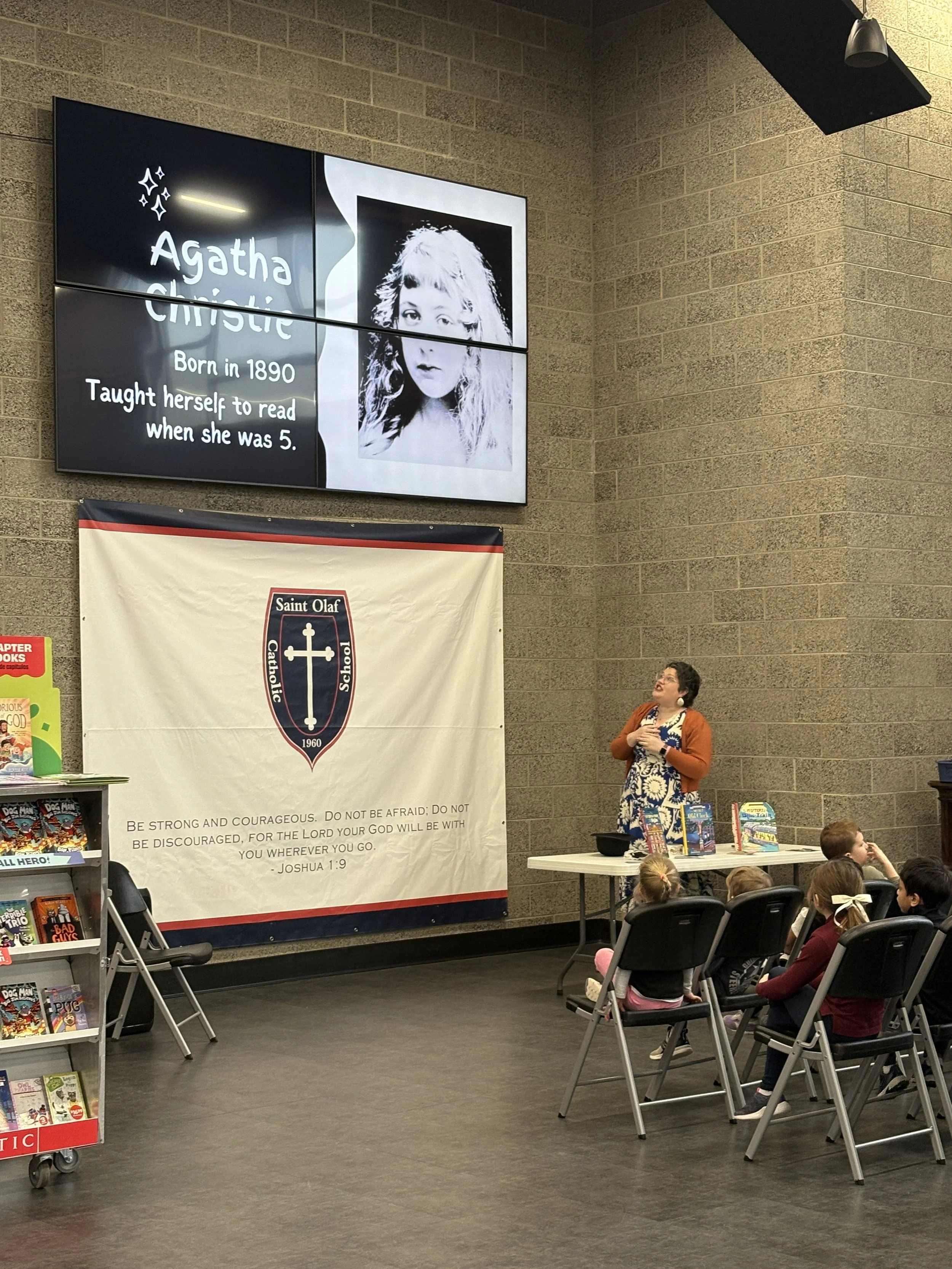 School presentation for Read Across America week