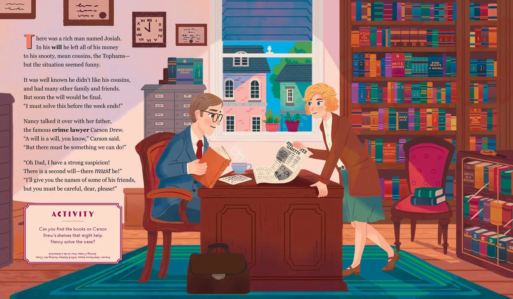 Interior of The Secret of the Old Clock