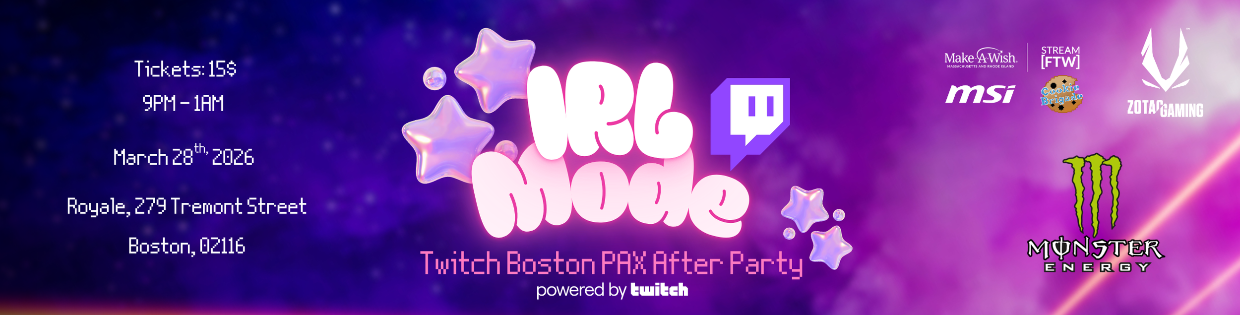 IRL Mode - PAX East After Party 2026