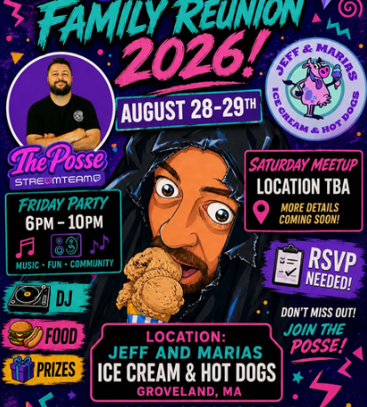 Friends of BOBA: IceCreamPosse’s Family Reunion 2026