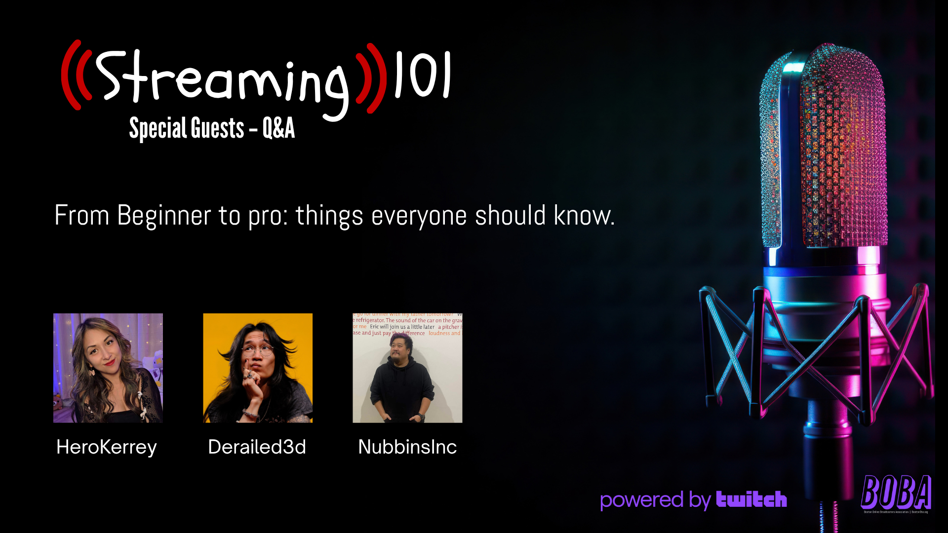 From beginner to pro, things everyone should know.