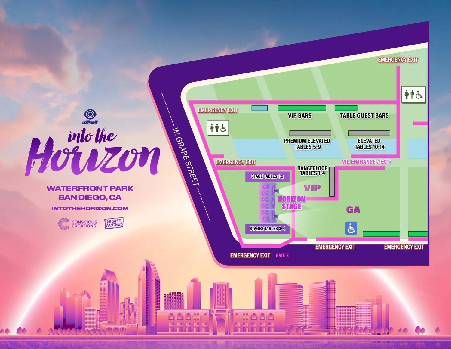 Vrip Table VIP tables — Into The Horizon