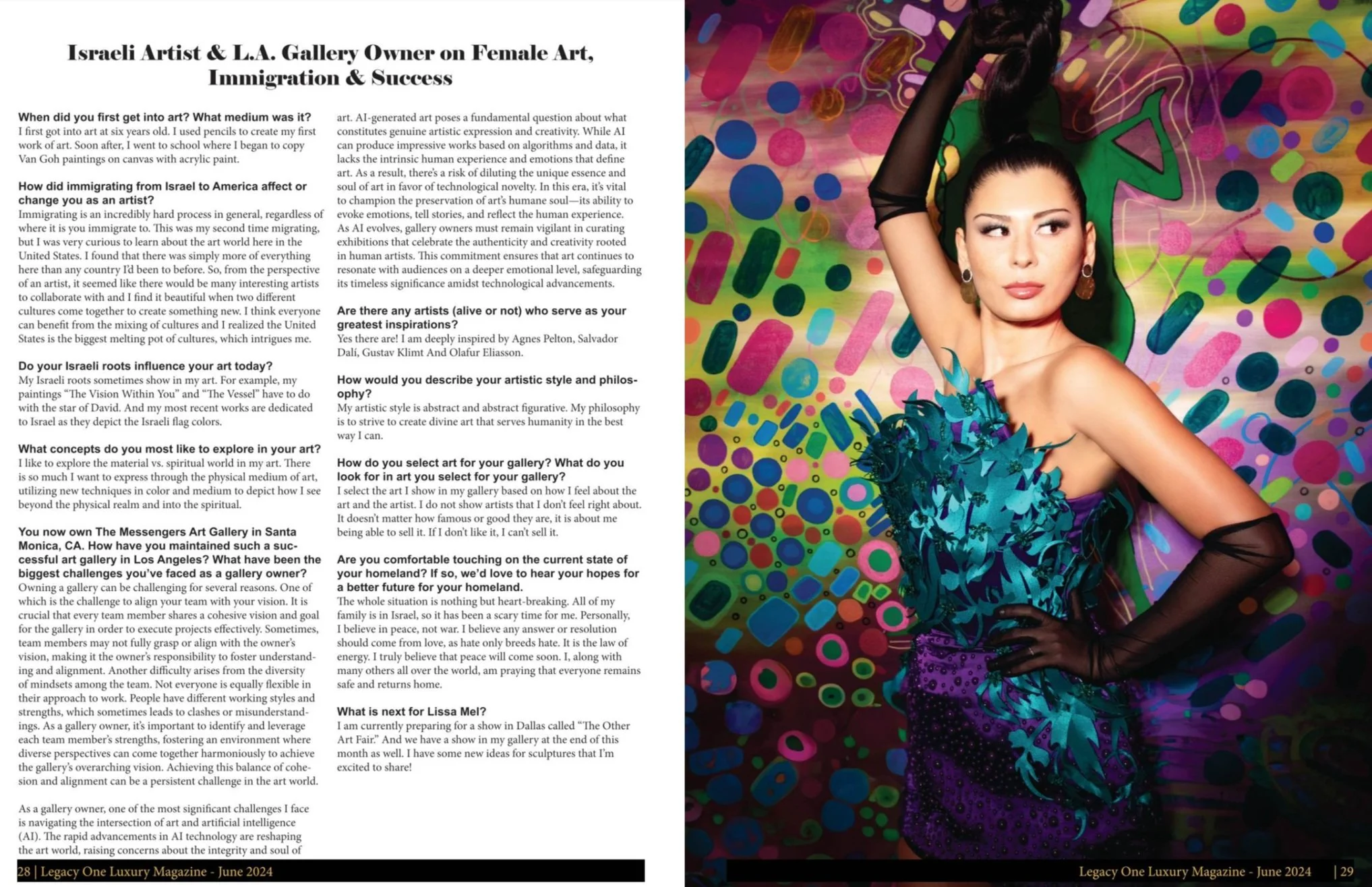Lissa Mel, Ganap Magazine