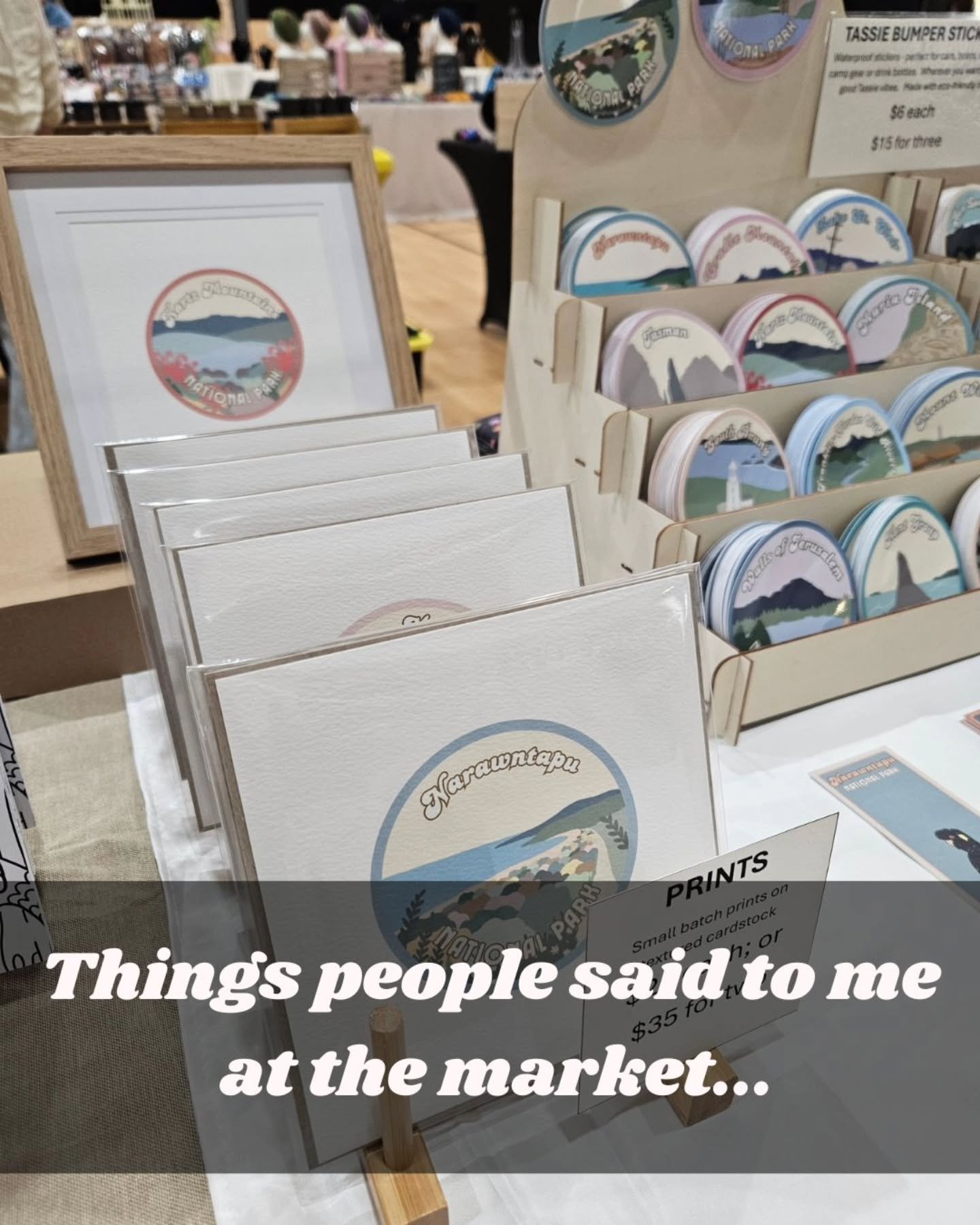 🌊☀️ What a day at Banksia Makers Market! 

🌿 Huge thank you to everyone who braved the wind and rain to come out, say hi, and chat with me, you honestly made my day. Whilst sales were a bit slower today, it was lovely to have time to chat with peop