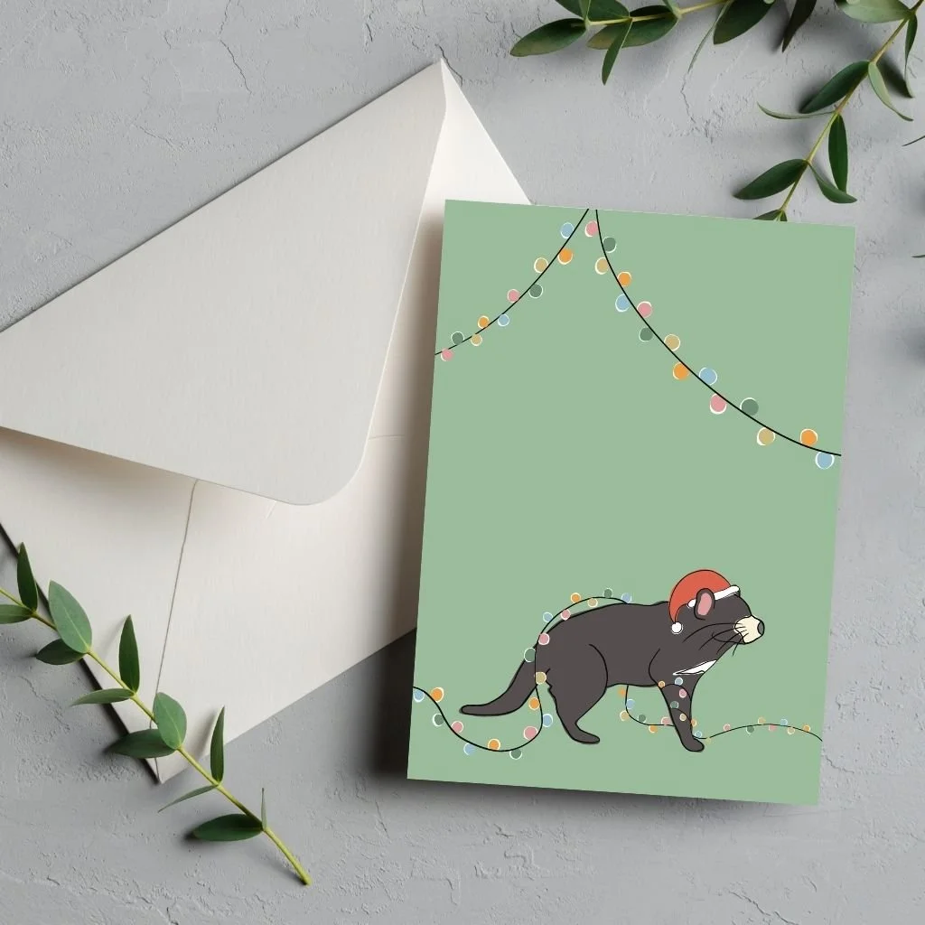 Greeting Card: Tassie Christmas