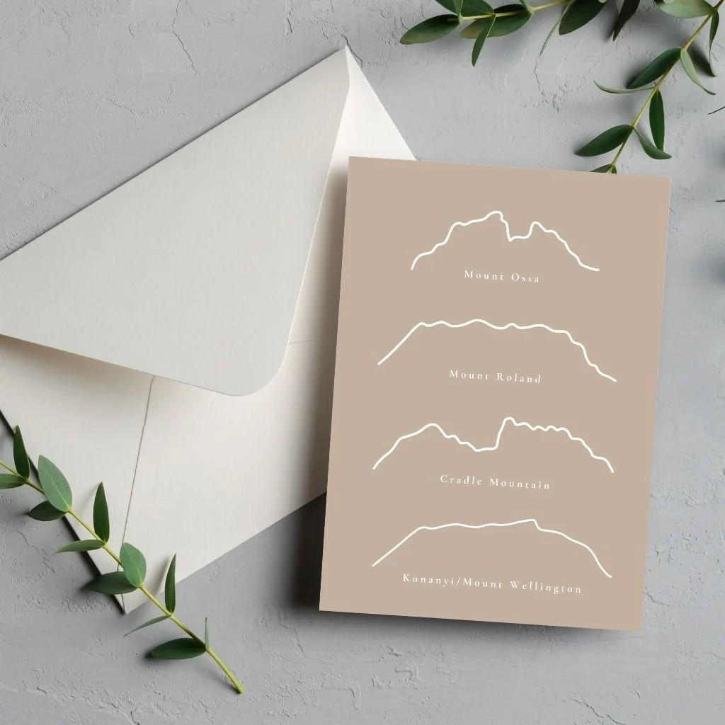 Greeting Card:  Mountains