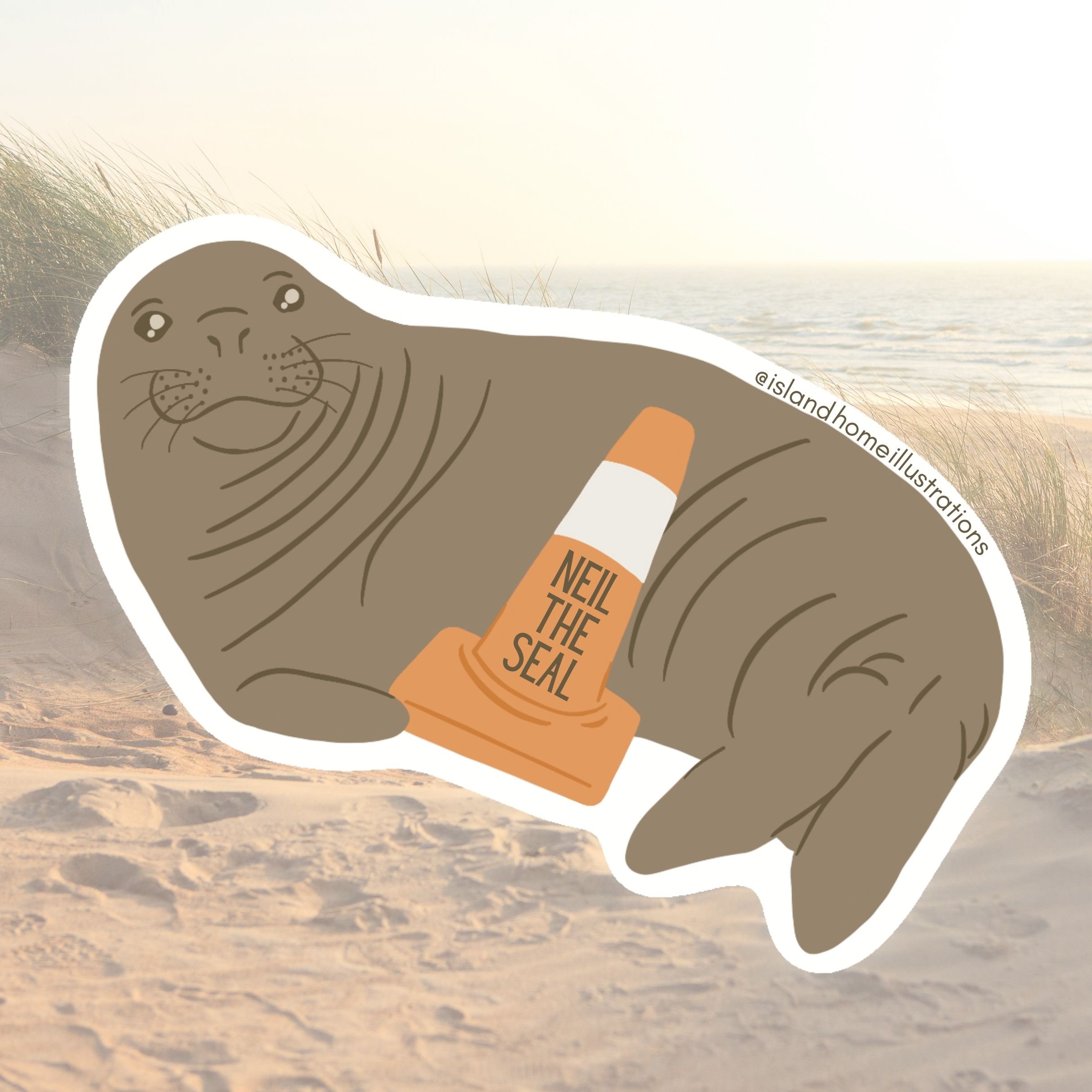 Neil the Seal - Bumper Sticker