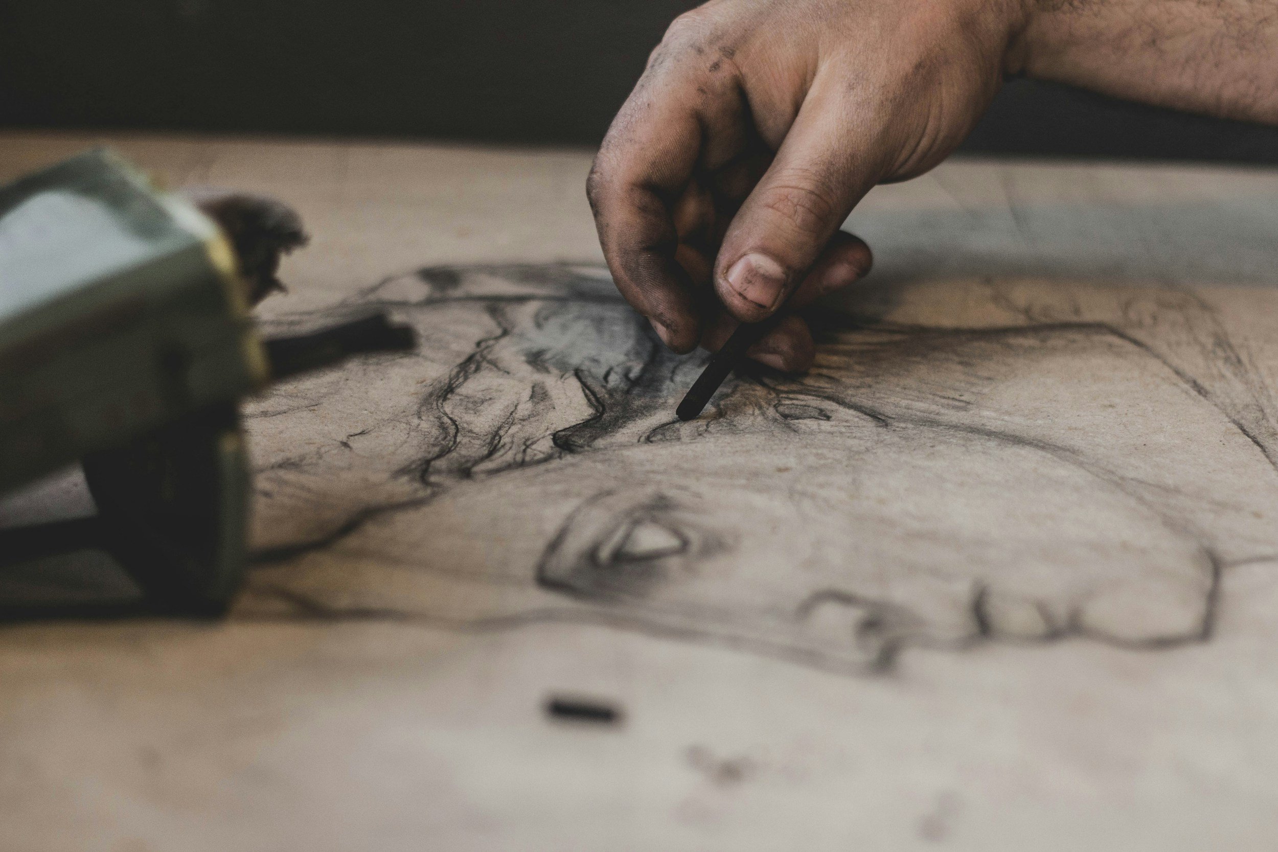 Life Drawing Chalk n Pencils Priscilla Kheng