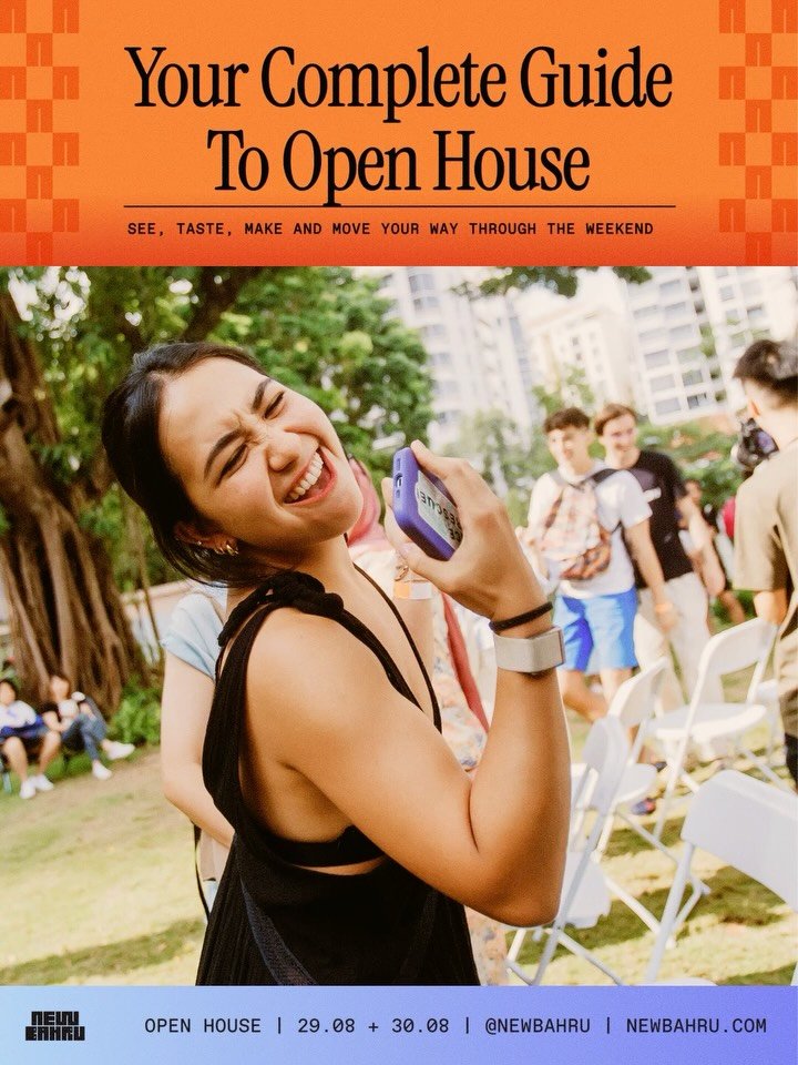One weekend, one big block party.

See, taste, make and move your way through live sets, sound baths, workshops, art, stories, food &amp; drinks, and more across all of New Bahru.

Move in the morning, make something in the afternoon, stay for the be