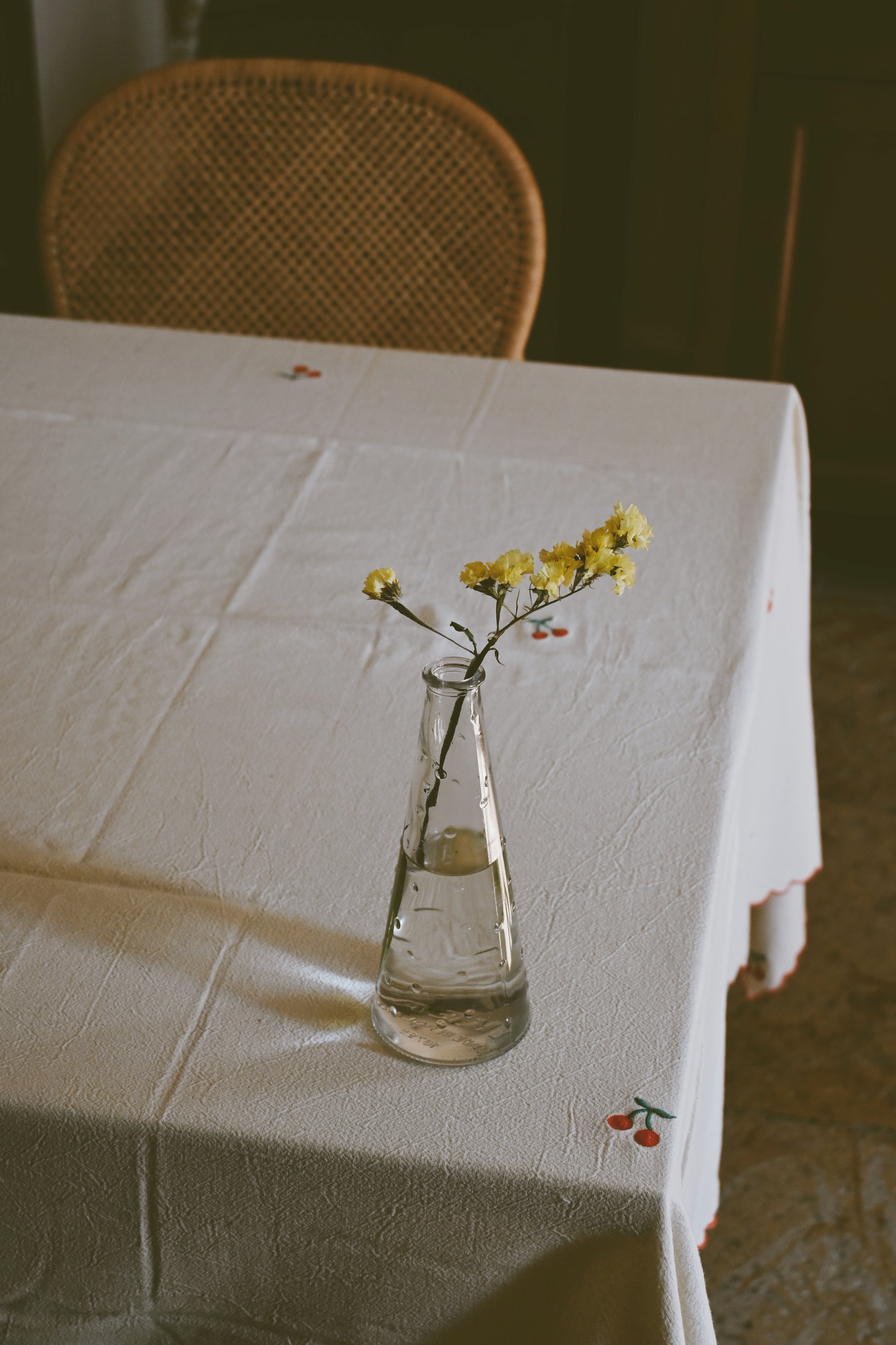 end of a bouquet