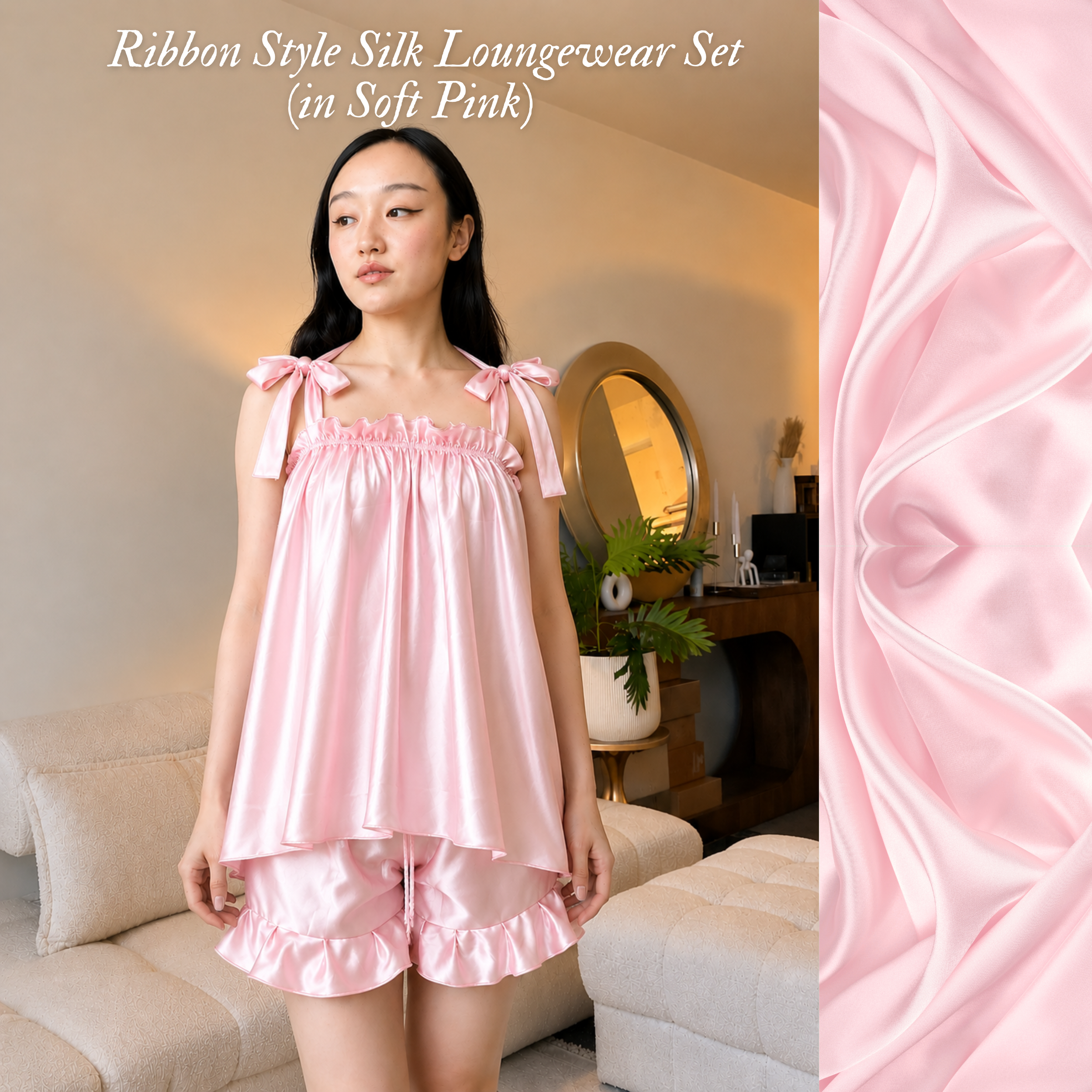 Bow-tie Loungewear Set