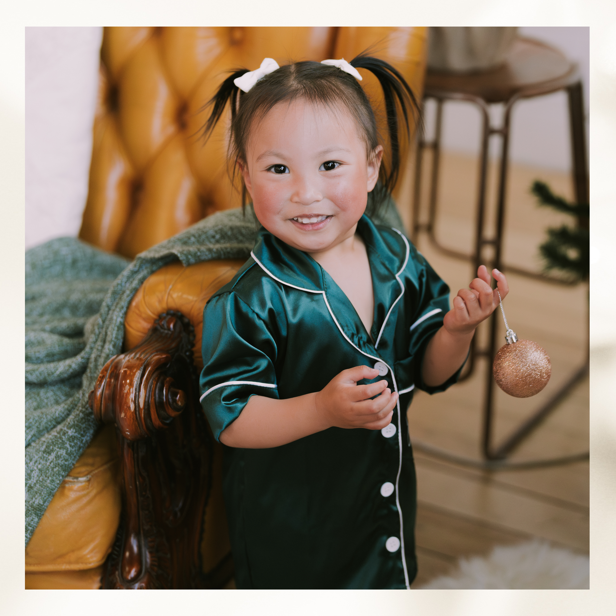 EMERALD Kids Silky Short Set (Complimentary Personalisation)