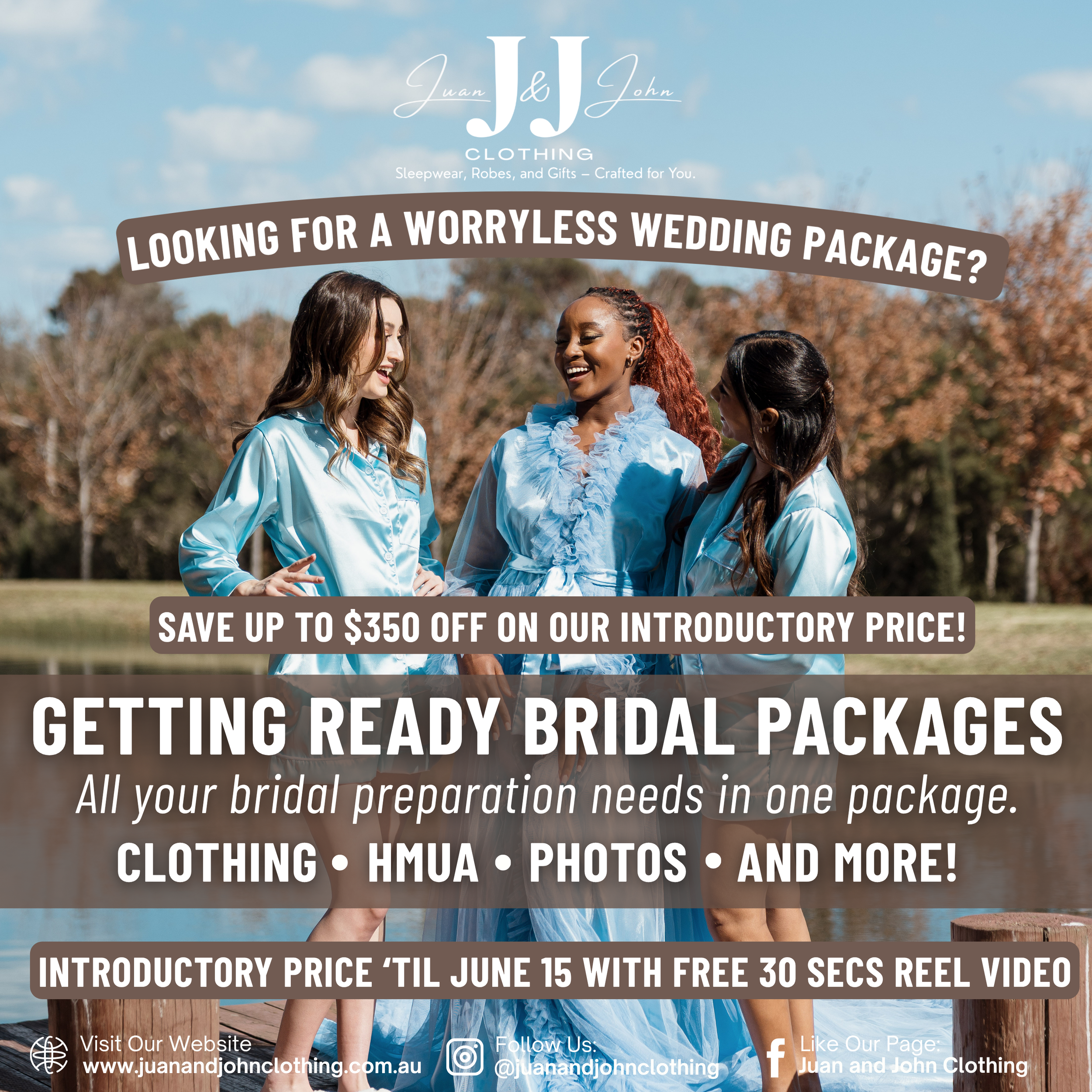 J&J getting ready bridal package