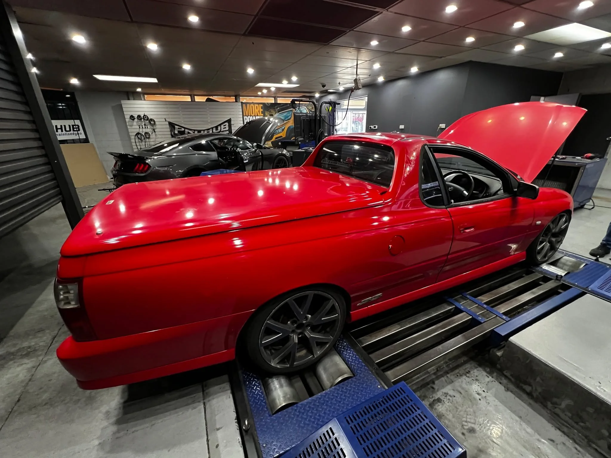 RED is the colour of the month. This vehicle came into us needing the tune sorted. With a quick power run to see how it was performing we found some interesting issues. Fresh fuel and a full calibration got it all sorted and running spot on for the c
