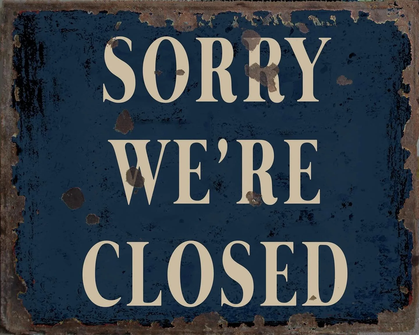 Morpowa will be closed today and be back on Tuesday 7th