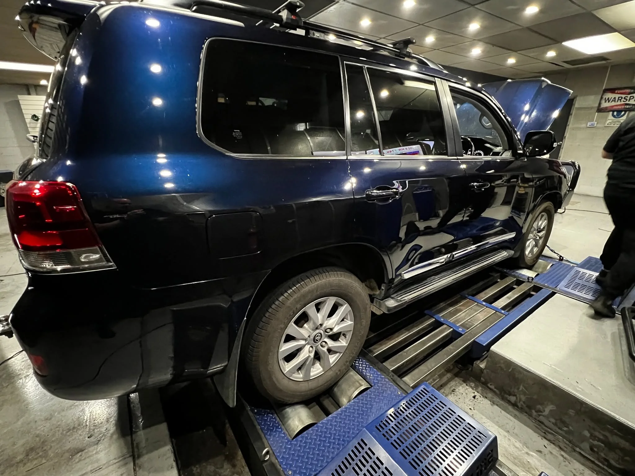 Another 200 Series getting some custom tuning sorted on the Dyno. Huge mid range gains from these vehicles, right where you need the towing torque. Coupled with our transmission calibration these vehicles become a please to drive. We have limited tun
