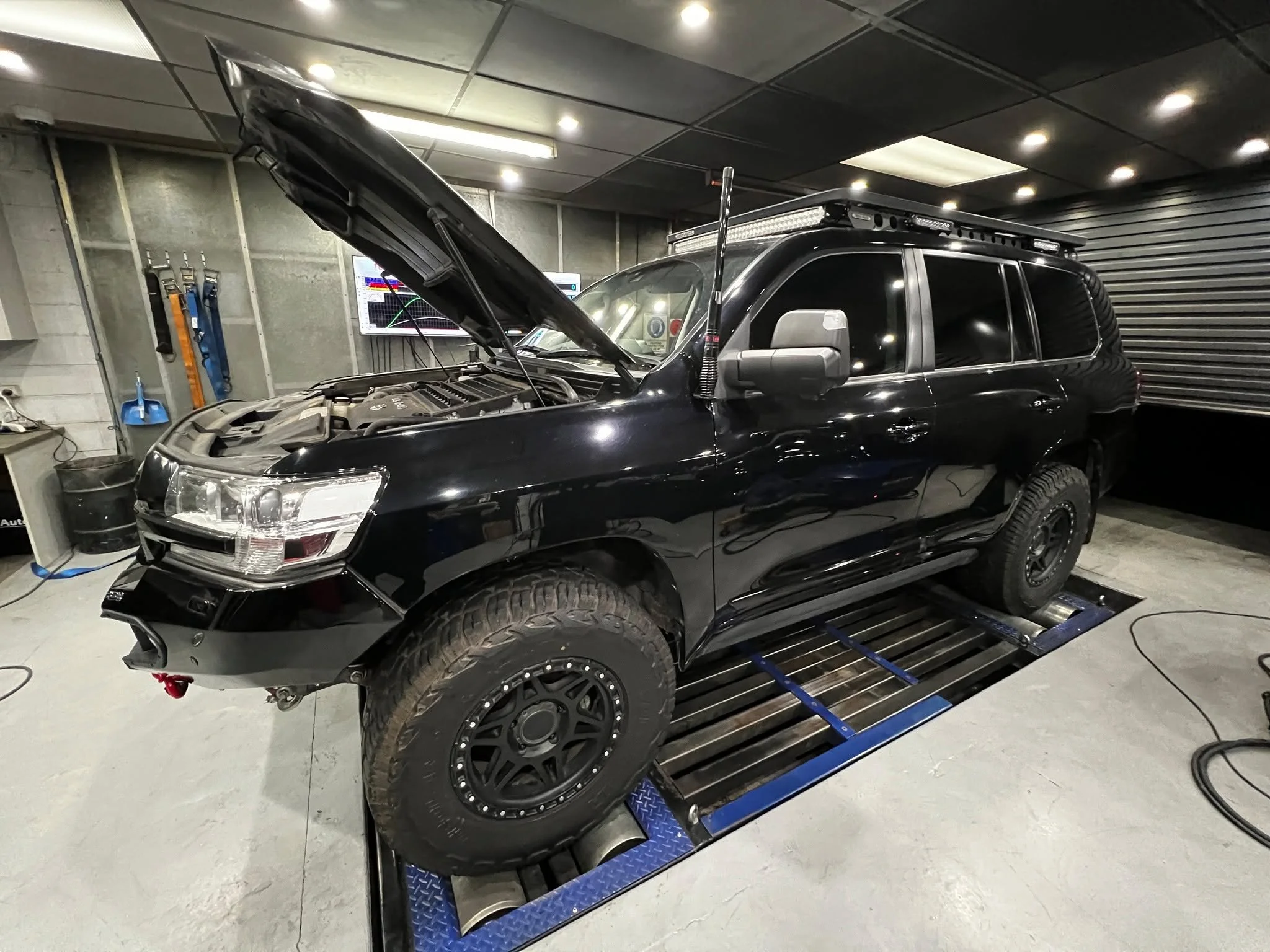 Custom tuning hitting the dyno. All our Toyotas are custom dyno tuned to optimise your vehicles performance. If you want a calibration thats tailored specifically to your vehicle, then we have the solution. For all your custom engine and transmission