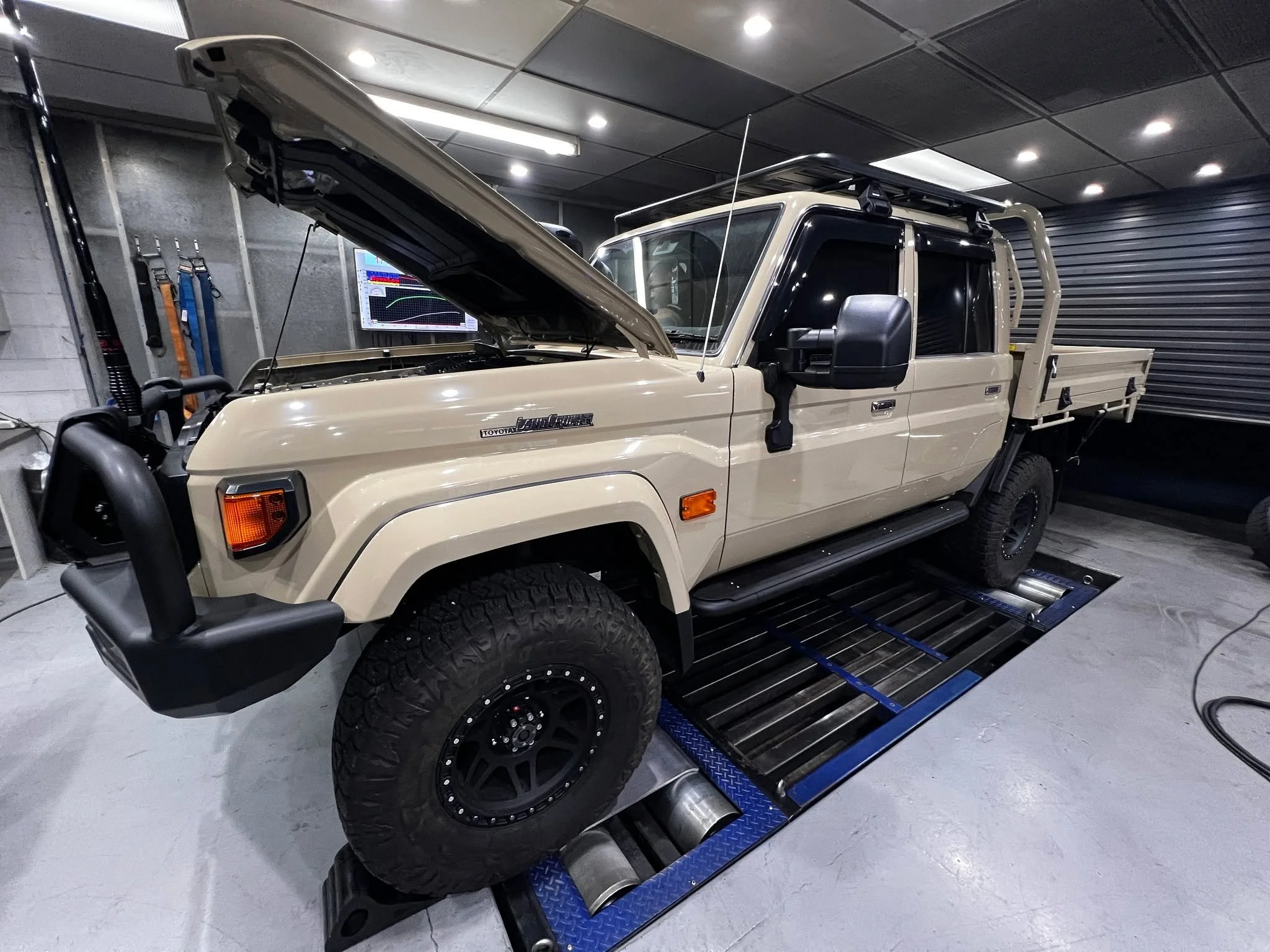 Some more 79 Series Upgrades getting sorted out in the workshop. All fitted up with a GSL air box, Fan kit, Snorkel and onto the rollers for a full custom calibration. For all your Toyota upgrades, we have the solution.
 #morpowasa #mptuned #morpowas