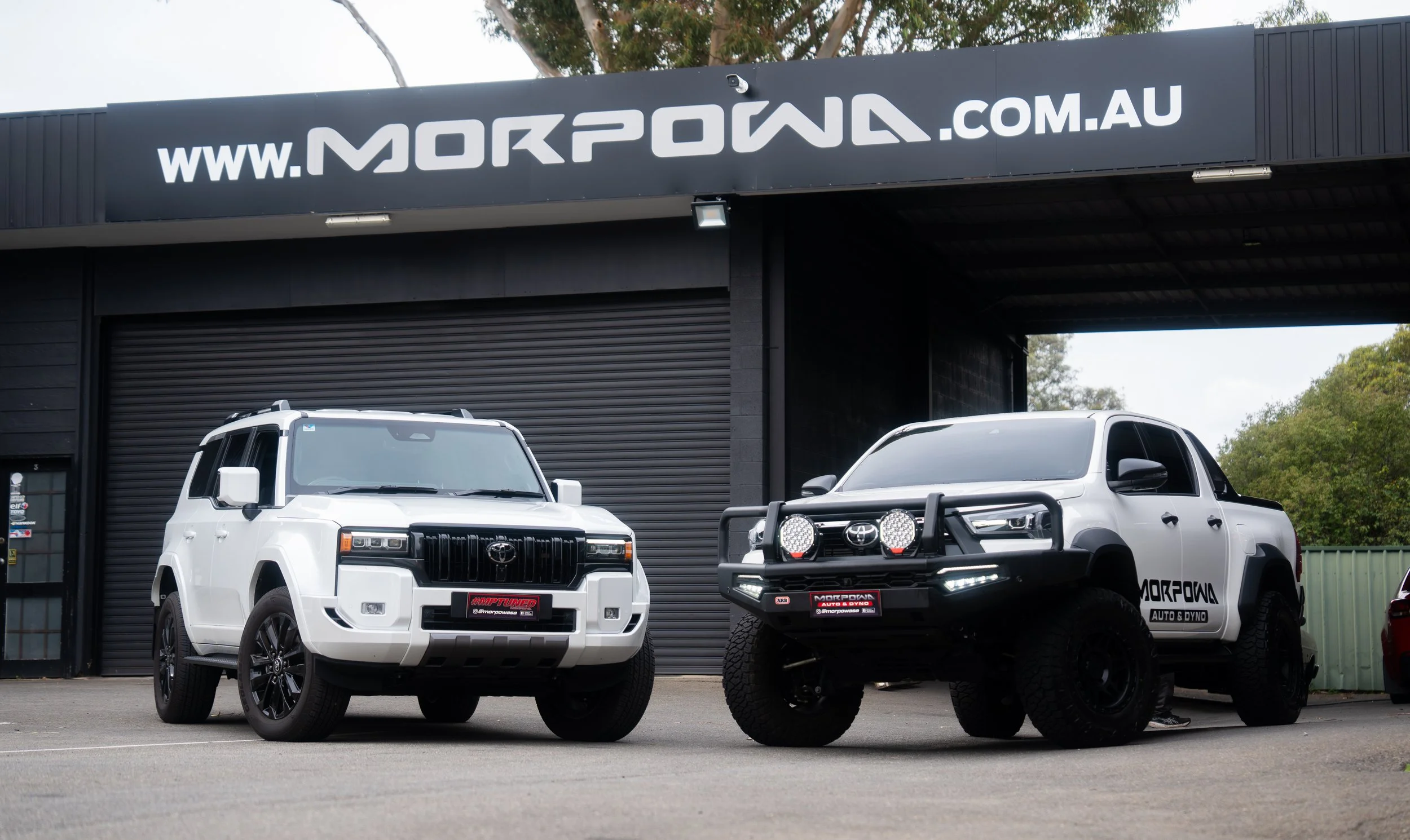 Toyota Prado 250 and Hilux at Morpowa SA