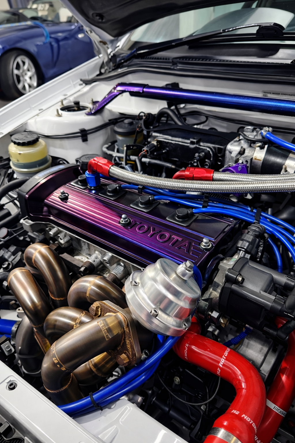 Toyota Glanza V forged engine bay
