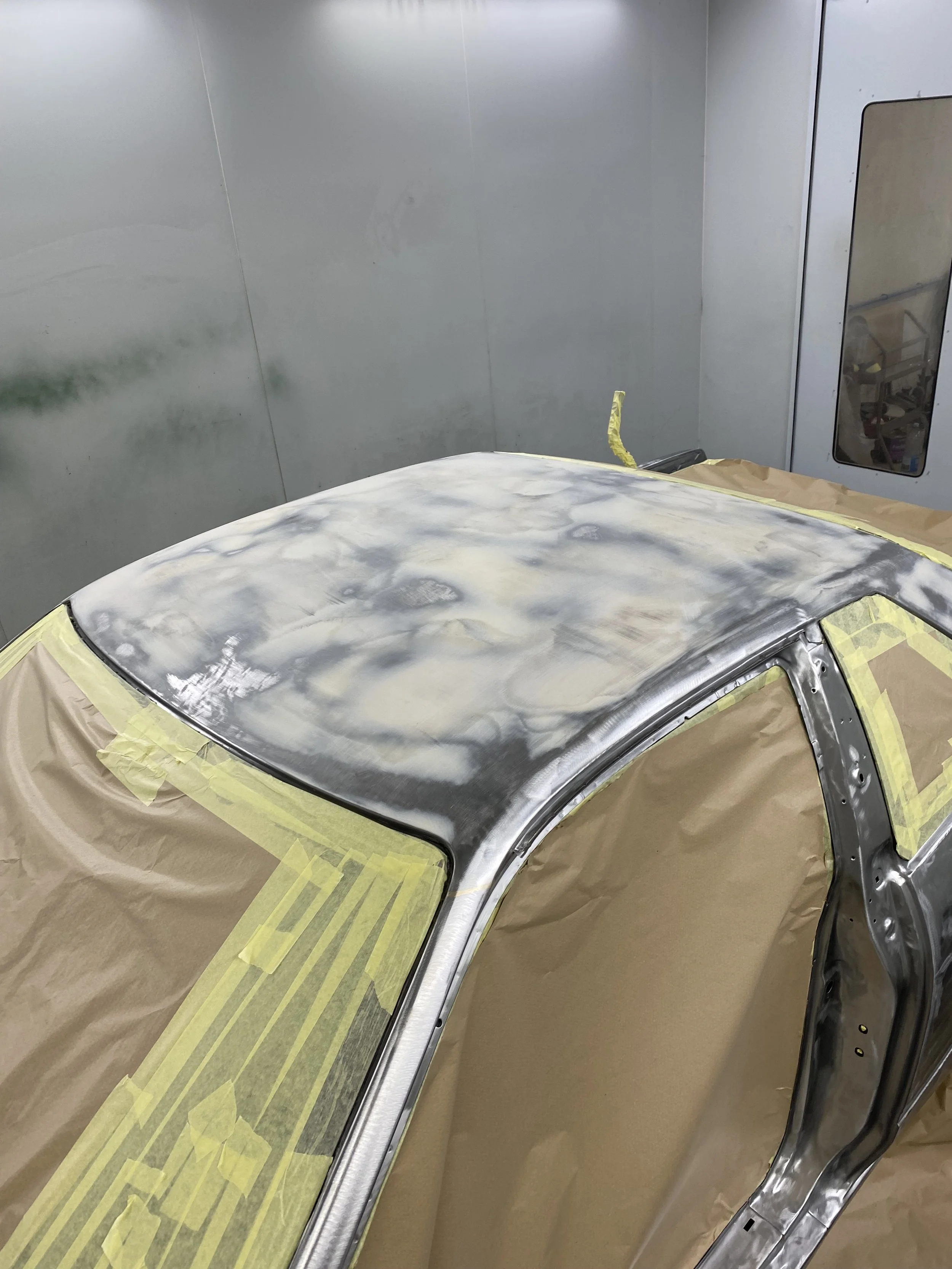 nissan ps13 final bodywork and epoxy primer application
