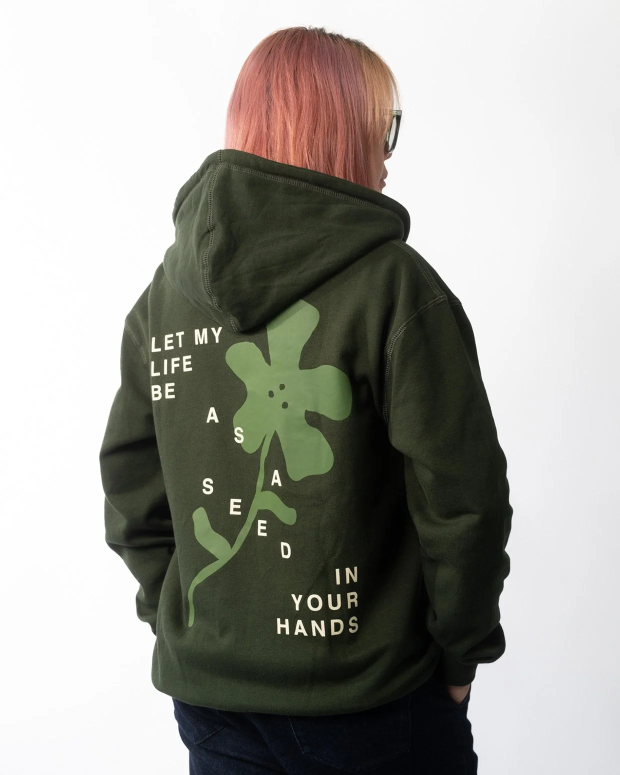 'As A Seed' Zip Hoodie
