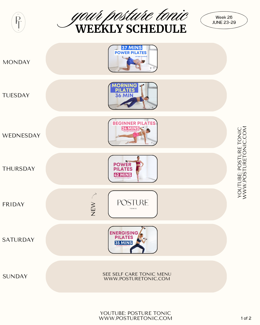 Your Free Weekly Workout Plan: June 23 - 29