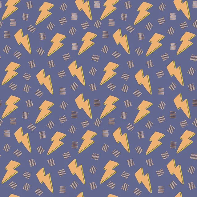 Resized Mini Yellow Cartoon Thunder on a purple background.jpg