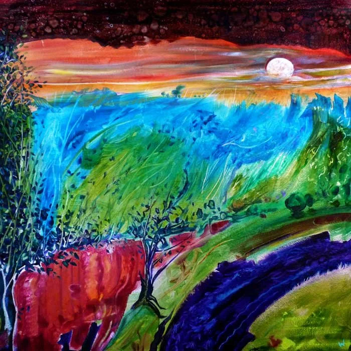 Silver Moon Purple River