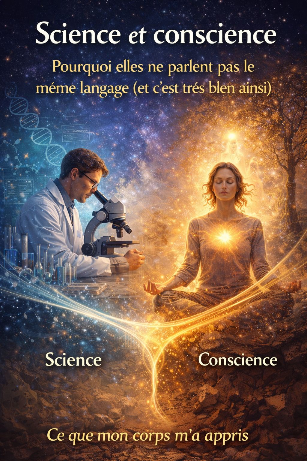 Science et conscience
: pourquoi elles ne parlent pas le même langage (et pourquoi c’est très bien ainsi).