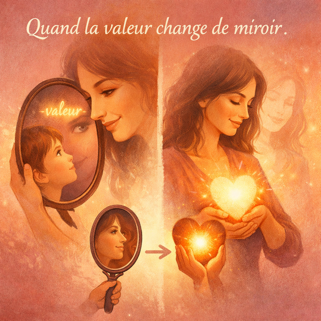 Si ta mère était la référence de ta valeur…
combien vaut-tu aujourd’hui quand elle n’est plus là pour valider ?