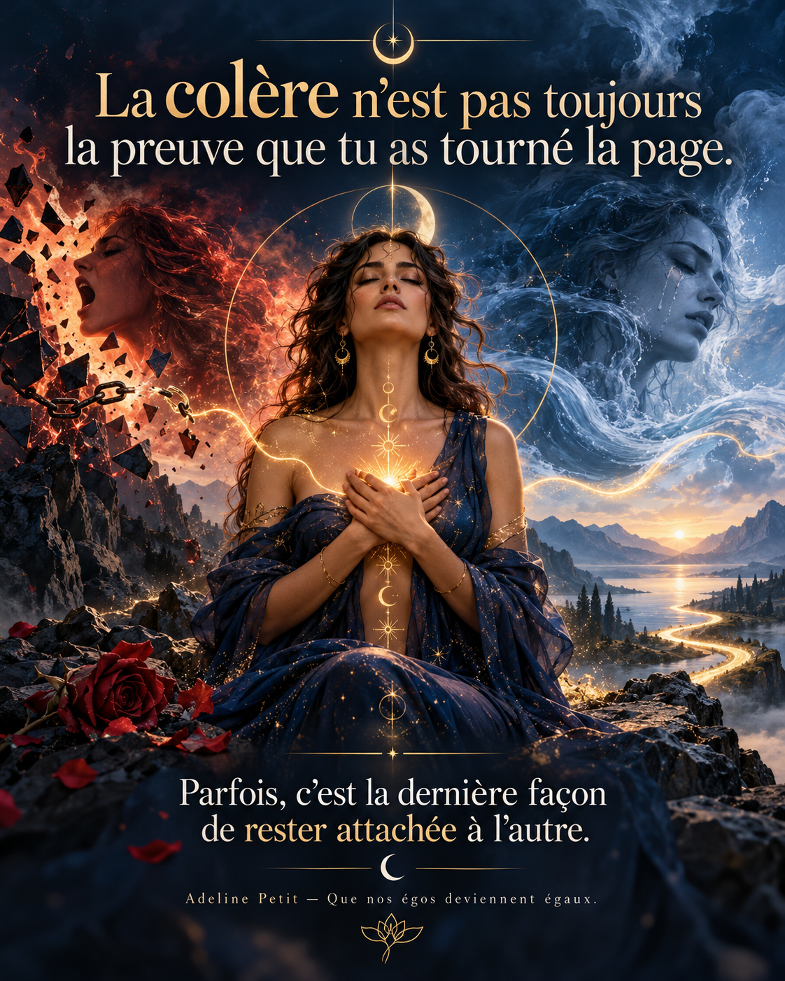 La colère n’est pas toujours le signe que tu as tourné la page. Parfois, c’est la dernière façon de rester attaché·e à l’autre.