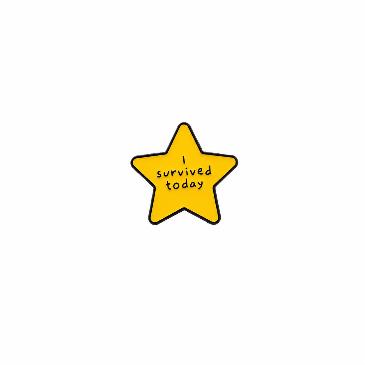 I Survived Today Star Pin