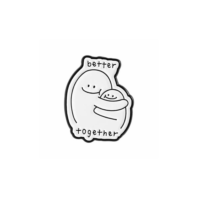 Better Together Hug Pin
