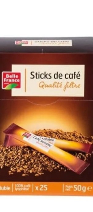 Sticks de café qualité filtre