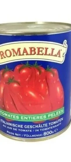 Tomates entières pelées