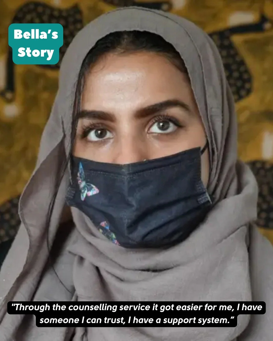 &quot;Through the counselling service it got easier for me, I have someone I can trust, I have a support system.&rdquo; 💬 

Bella arrived in the UK 18 months a go, like many asylum seekers in her position, she struggled with isolation, loneliness an