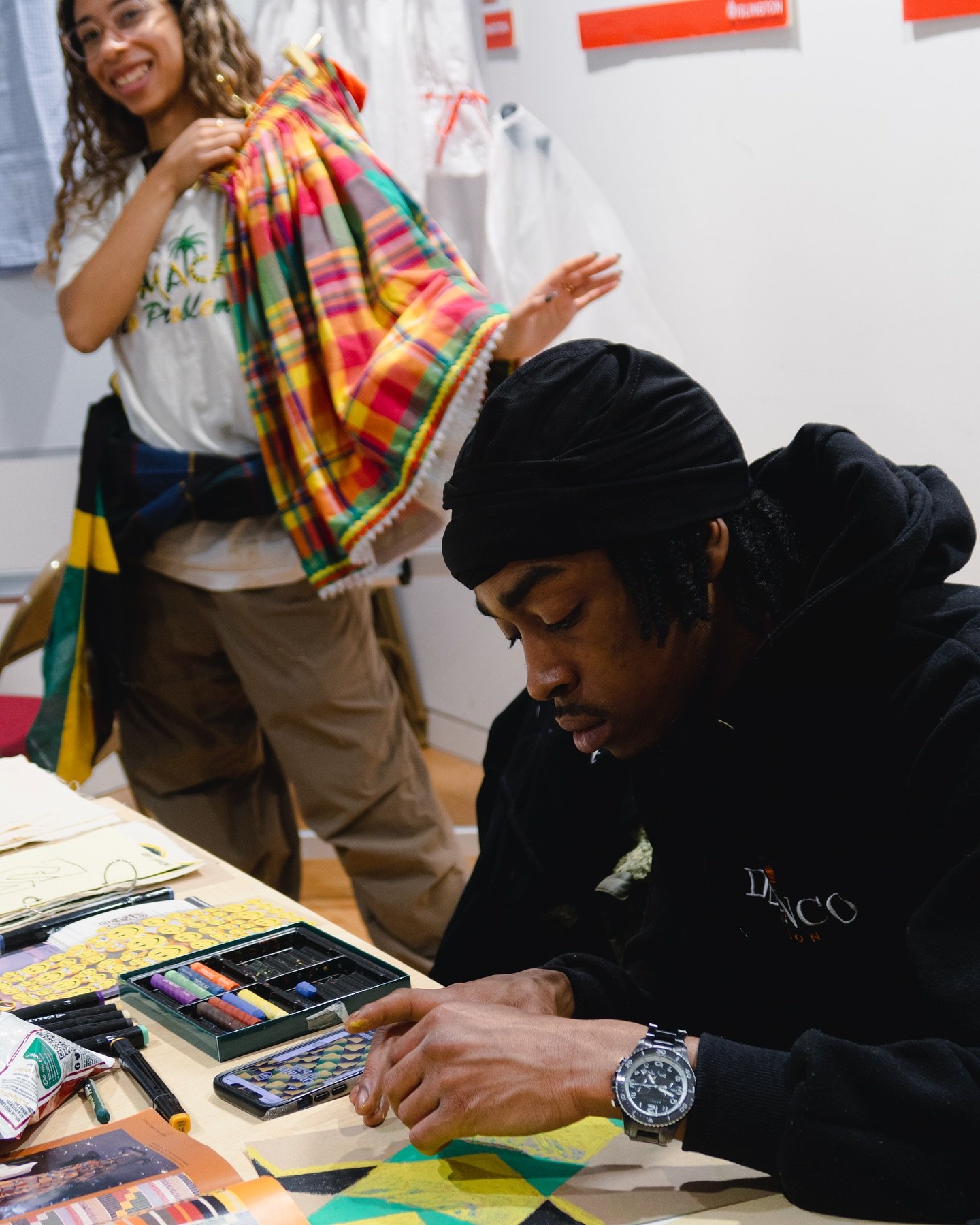Archiving the archiving process 👉🏾 👈🏾 Some more snaps from Cold Islanders very own @annabellekingx