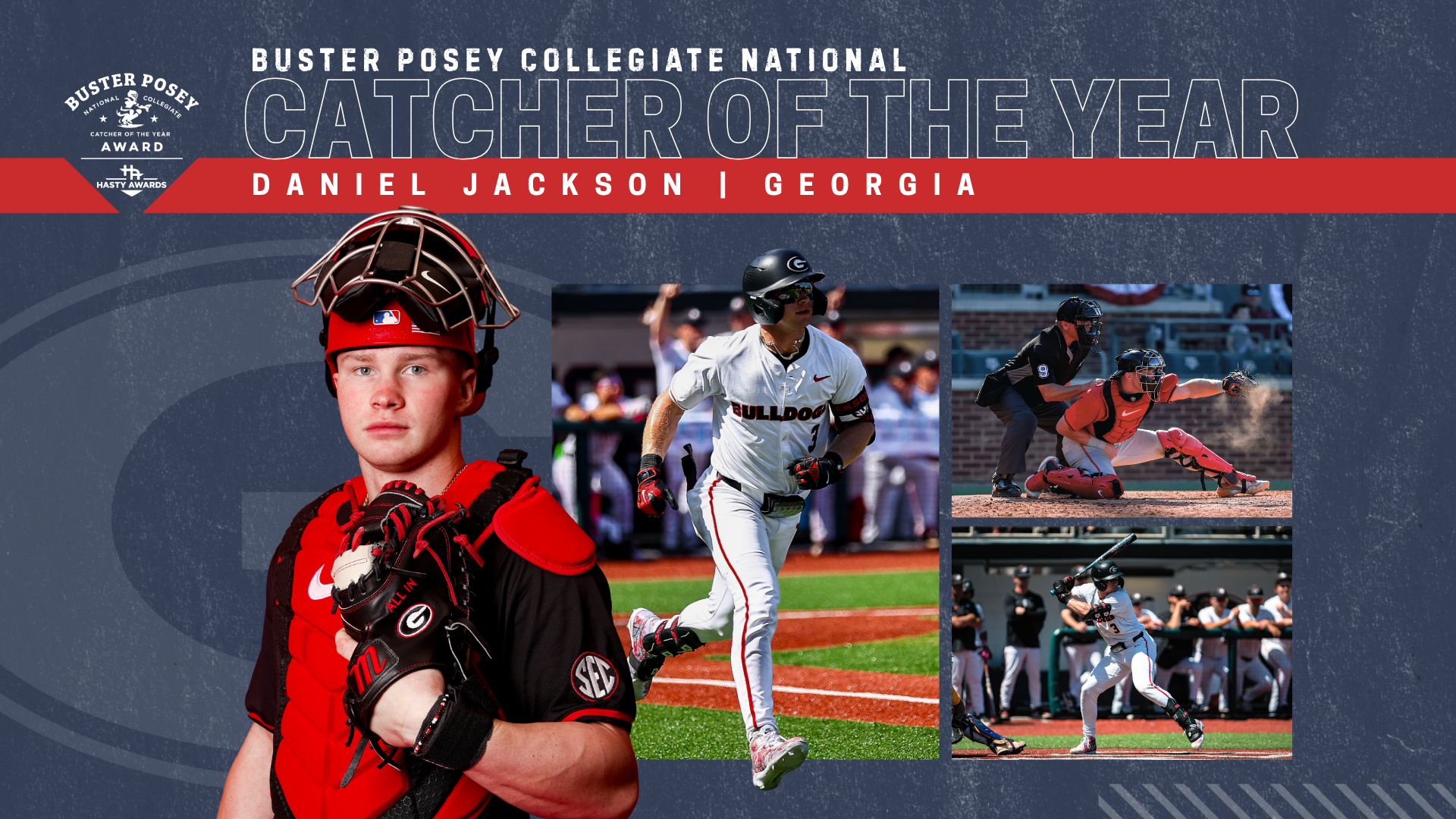 Georgia’s Daniel Jackson Named Buster Posey National Collegiate Catcher of the Year