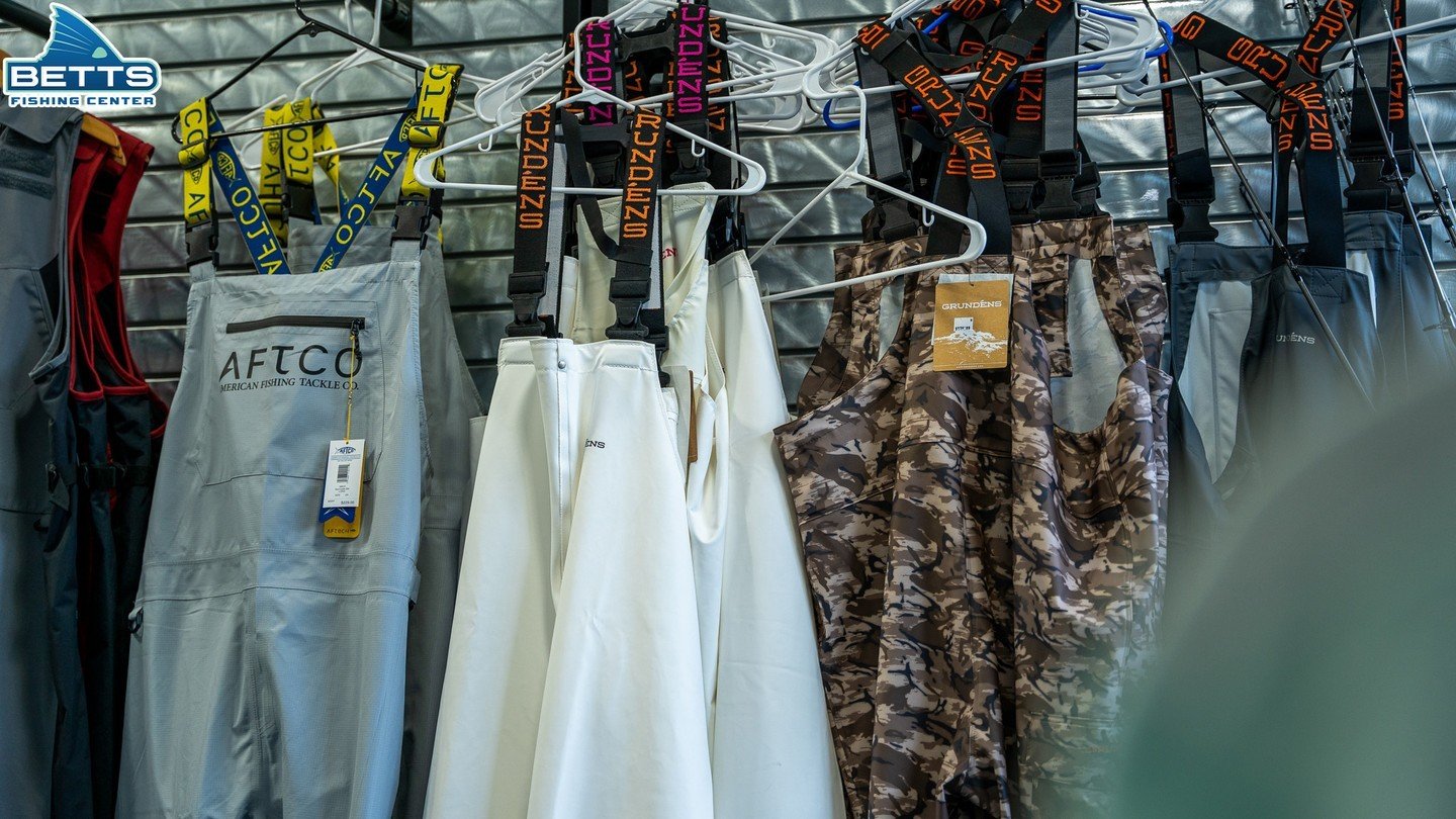 Prepare for stormy summer days with foul-weather gear from Betts Fishing Center! Don't let inclement weather dampen your fishing plans&mdash;stay dry and comfortable with our selection. Gear up now and make every fishing trip a success, rain or shine
