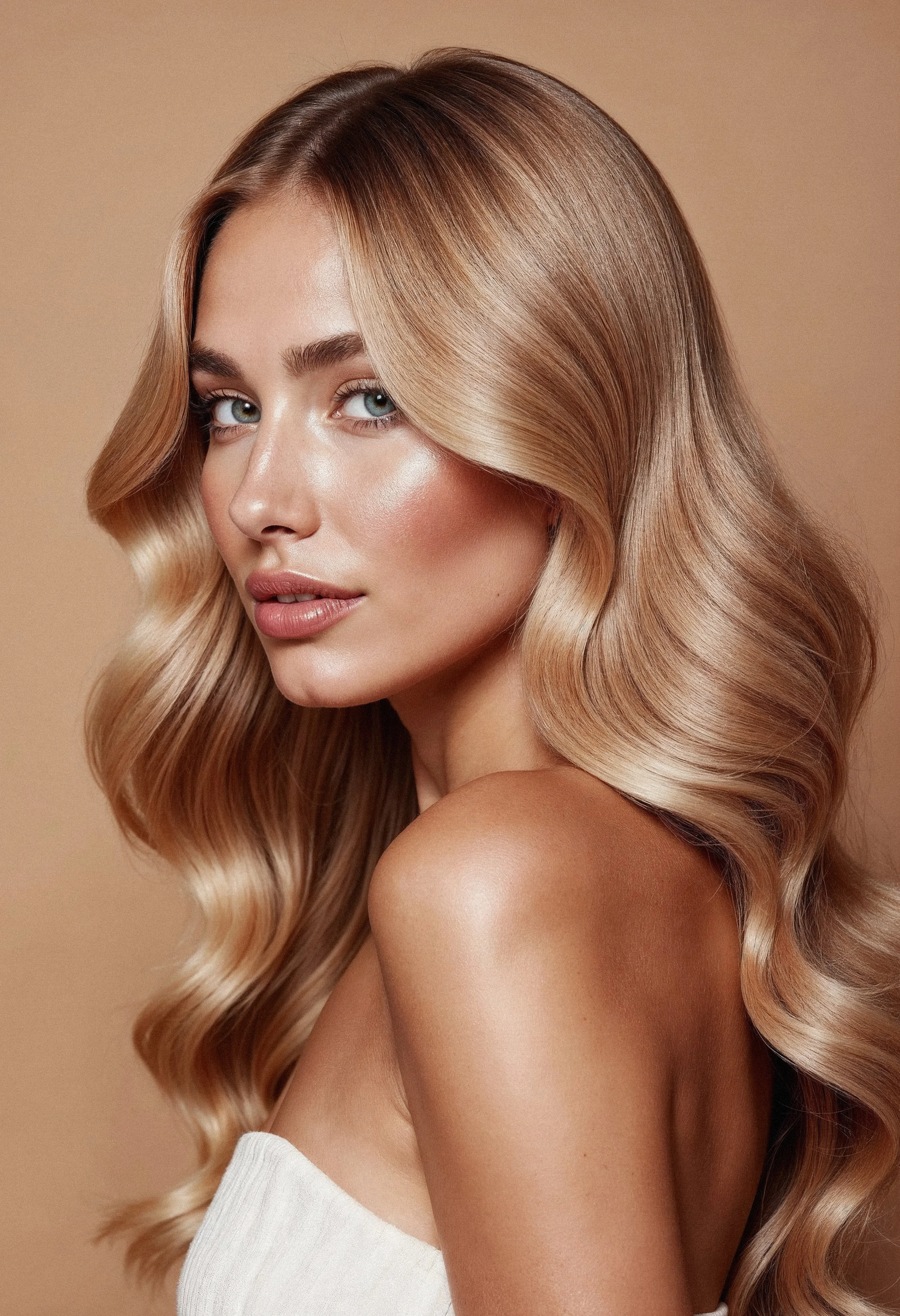 Woman's face illustrating areas treated with Teoxane babyGLOW at Harley Street Injectables, London