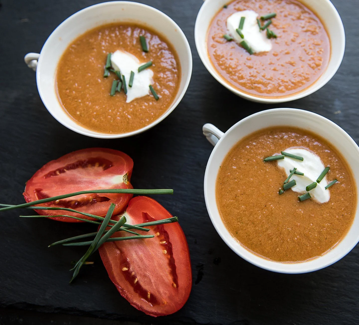 Using the best of summer - gorgeous tomatoes, refreshing cucumber, sweet peppers our gazpacho in shot glasses makes for a great addition to your event cocktail hour or grazing table.
I still have some 2026 dates available for events and weddings and 