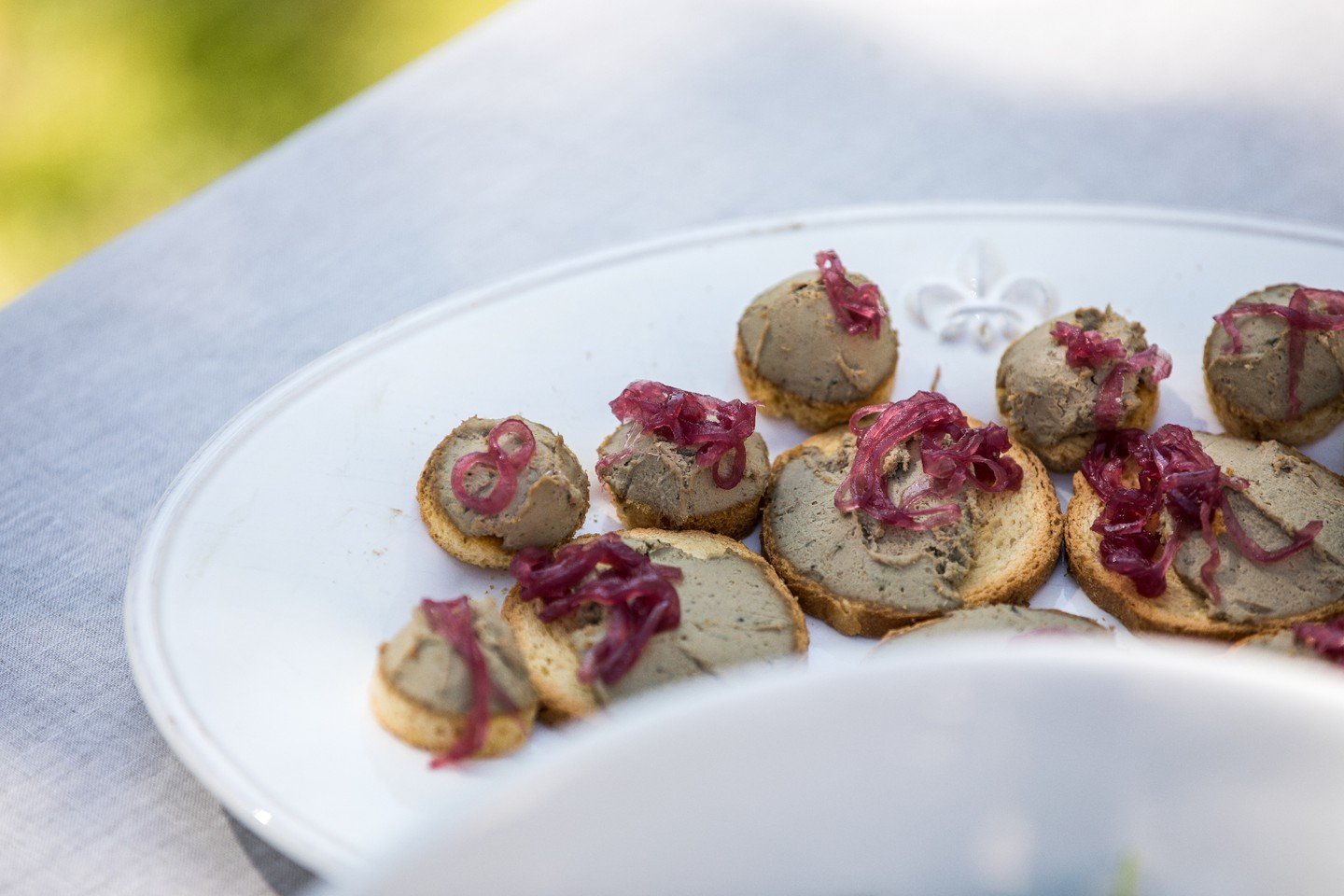 We hand make our French pate and red onion chutney a taste sensation as part of the canapes for your cocktail hour,
Image @corrinatoughphotography #weddingfood#shanetoughcatering#weddingandeventcateringfrance#weddingcaterersouthwestfrance#cheeseboard