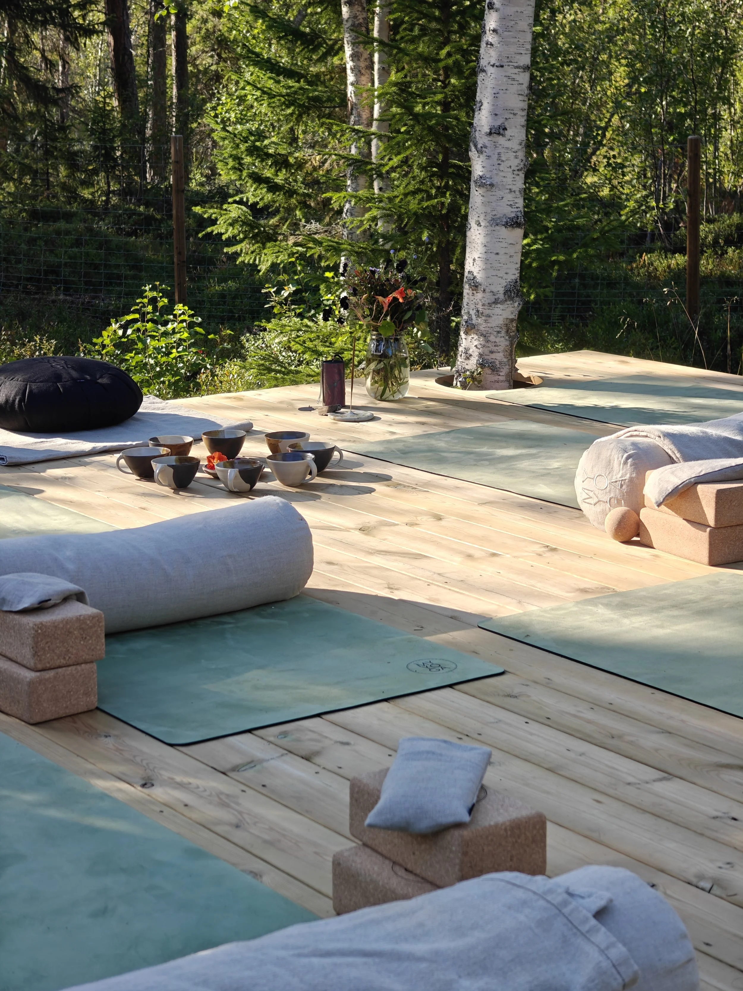 yoga åre skogsyoga kakao