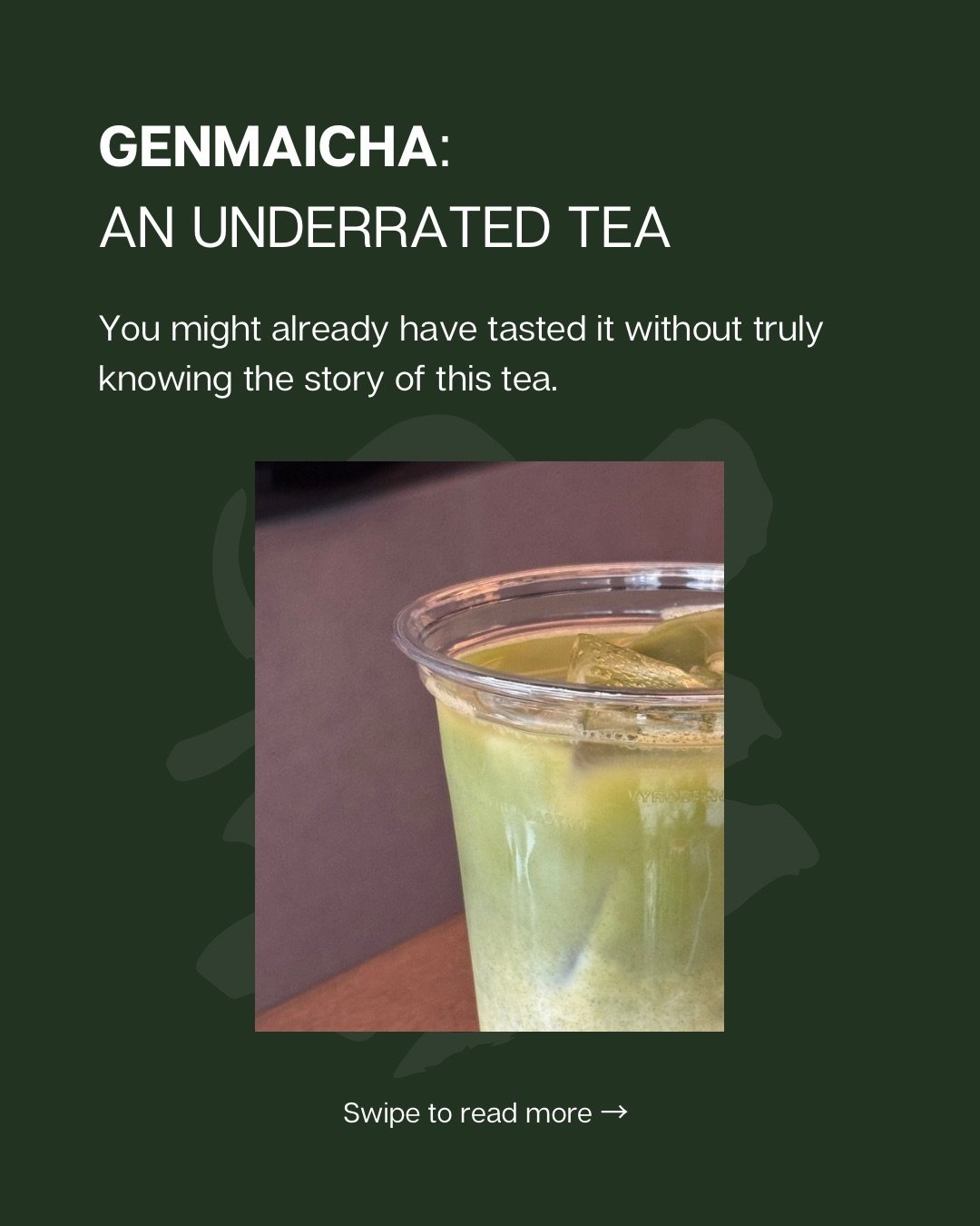 The story of Genmaicha, an underrated tea 🌱🌾 

#kagebrussels #genmaicha #teaeducation #ricedrinks