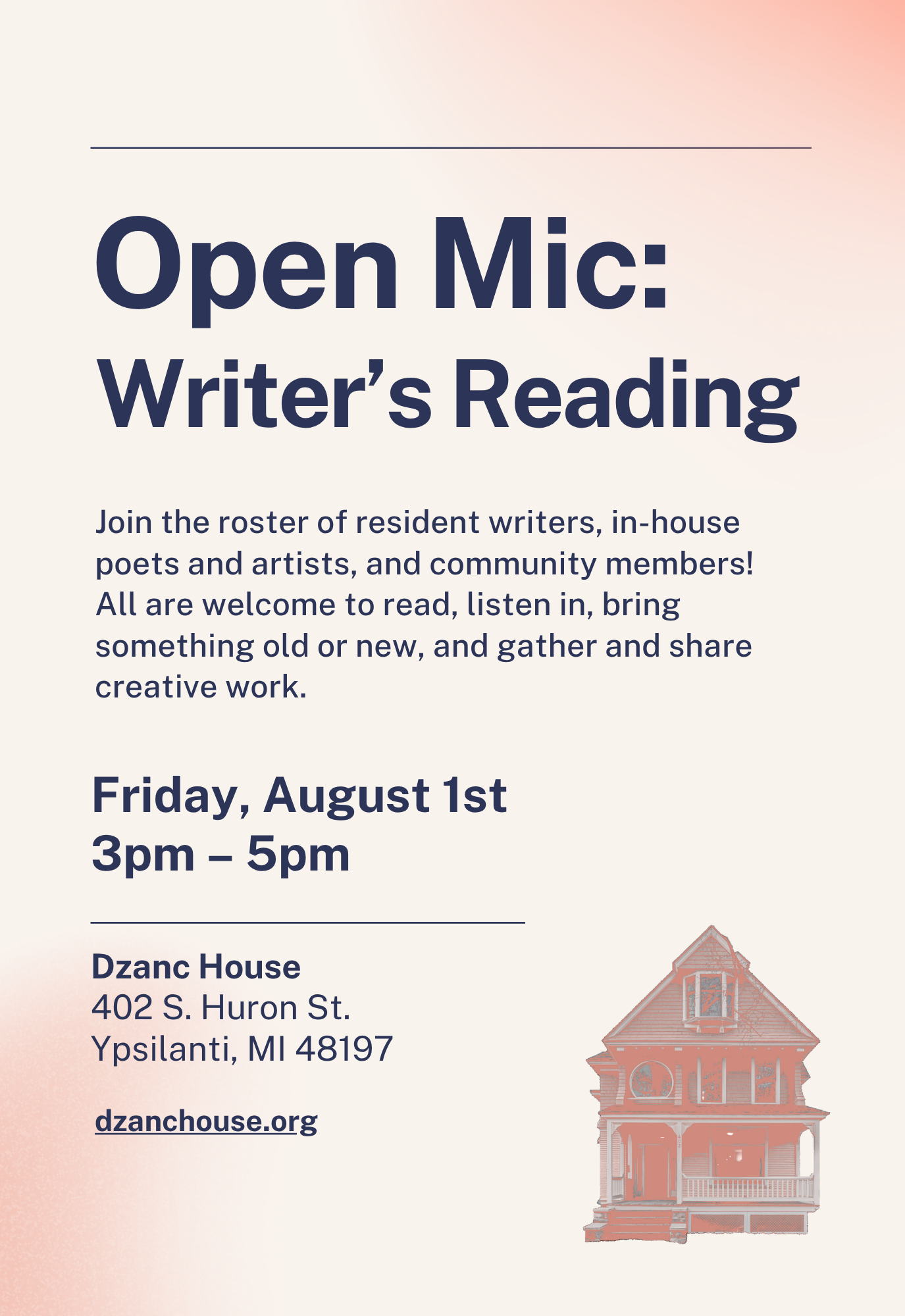 Open Mic: Writer’s Reading