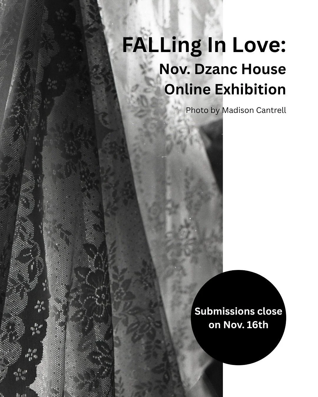 Dzanc House&rsquo;s November online exhibition is here and we are opening submissions up to all mediums! Our theme this month is &ldquo;FALLing In Love&rdquo; 🍂💌

Submit your original artwork (2D, 3D, and/or poetry) that focus on fall, love, and th
