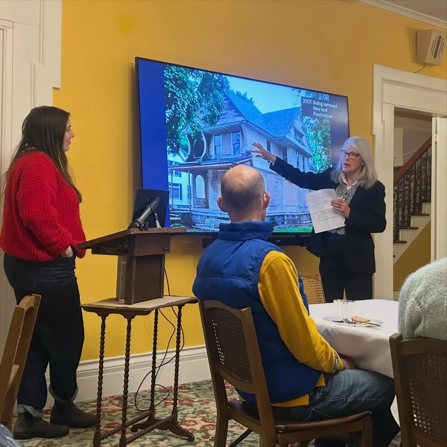 Thank you @ypsiheritage for the historic marker and thank you Brynn and Paul for all the incredible work in renovating our beloved community space! 
.
.
.
#ypsi #ypsiheritage