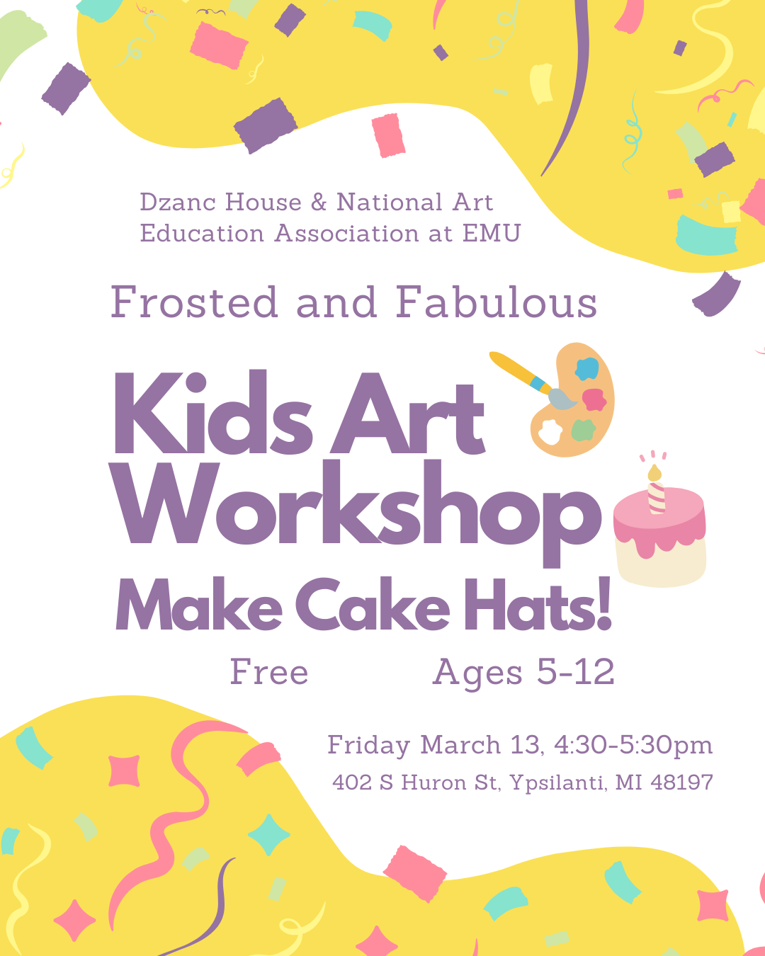 Free Cake Hat Workshop for Kids