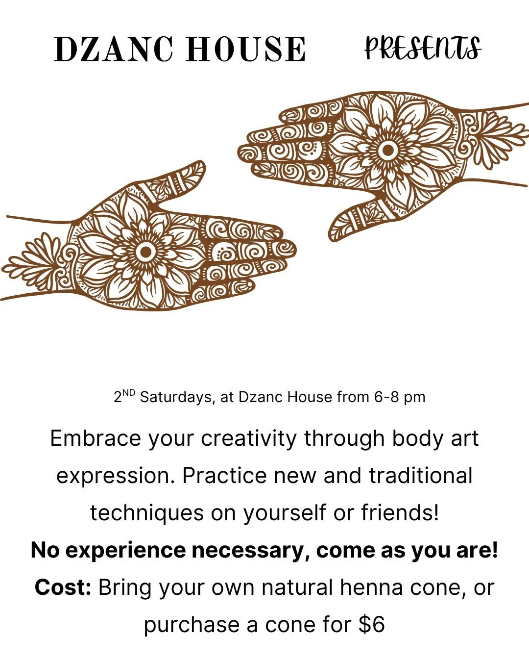 Get ready for our monthly henna hang! 
.
.
.
#ypsi #ypsireal #ypsiart #annarbor #annarborartists